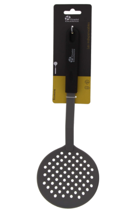 ECUMOIRE EN NYLON GRIS & NOIR