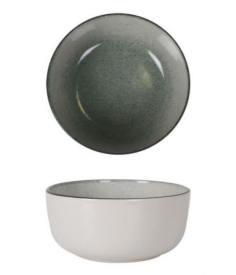 BOL DIAM 14.5CM  FAIENCE MAITRE VERTE NORDIQUE