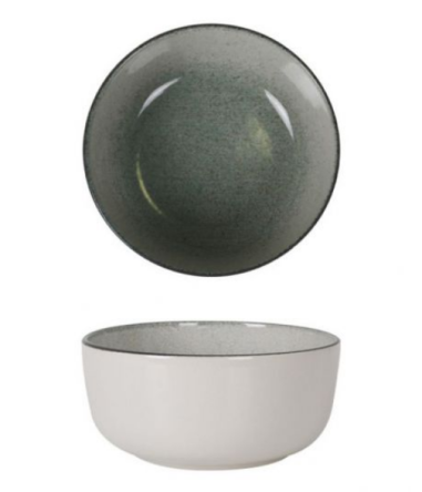 BOL DIAM 14.5CM  FAIENCE MAITRE VERTE NORDIQUE