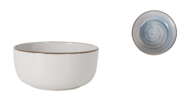 BOL DIAM 14.5CM  FAIENCE MAITRE BLEU NORDIQUE