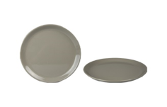 ASSIETTE DESSERT NAÏLA GRES  TAUPE 20 CM **ESP**