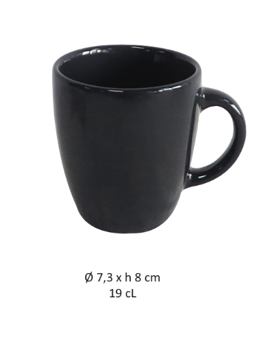 TASSE BOMBE NAÏLA GRES GRIS ***19CL***