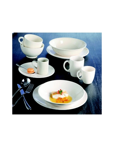 ASSIETTE PLATE FAIENCE IVOIRE  26 CM VITA **ESP**