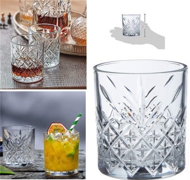 VERRE CHOPE TIMELESS 34.5CL  FORME BASSE Ø8.6CM/ H9.6CM