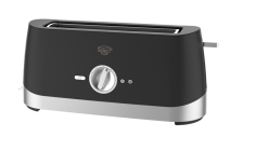 GRILLE PAIN LONG NOIR QS 44 X 16 X 22 CM - 1 FENTE XXL - SELECT BY EUROTEX