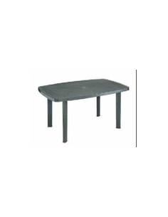 TABLE RECTANGLE FARO 137 X85 CM ANTHRACITE Made in EU 2
