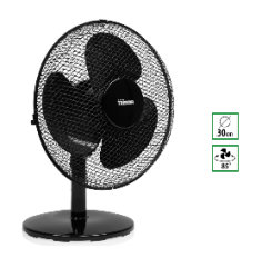 VENTILATEUR DE TABLE 30 CM NOIR