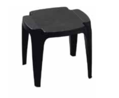 TABLE BASSE VENICE ANTHRACITE CARRE  44X 44  H 50 Made in EU