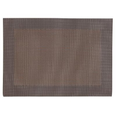 SET DE TABLE  TEXTALINE NOIR/ GREY /TAUPE/ LIN