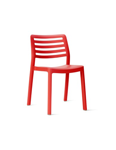 CHAISE WIND  BLANC  - IN / OUT - EMPILABLE Made in EU