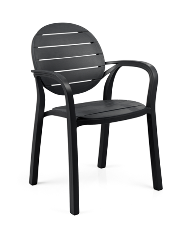 FAUTEUIL  PALMA  NARDI  ANTHRACITE - 40237.02. 002  Made in EU