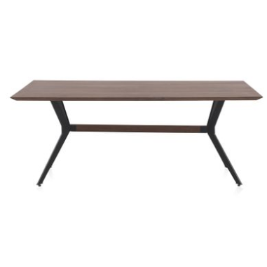 TABLE HERCULE CERAMIK EFFET BOIS - 120x70CM