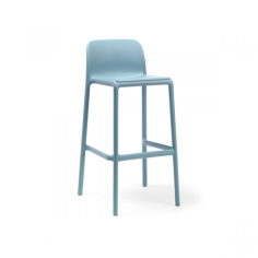 TABOURET DE BAR FARO BLEU CELESTE - NARDI  Made in EU
