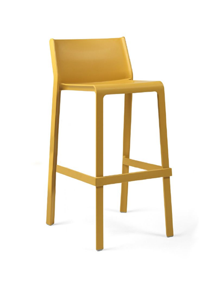 TABOURET TRILL NARDI JAUNE  Made in EU