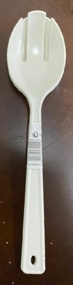 ENSEMBLE DE  2  COUVERTS A SALADE IRIS BLANC