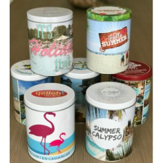 KIT BOITE D'ACCUEIL LOGO  BOITE METAL