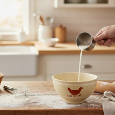 BOL BLANC POULE ROUGE | Limitée