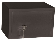 COFFRE FORT  A CLE  - L 31 cm   H 20 cm - P 20 cm -    NOIR SK20