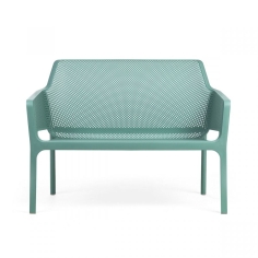 CANAPE BENCH NET  - BLEU SALICE   SALON NET NARDI Made in EU