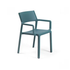 FAUTEUIL TRILL EMPILABLE NARDI BLEU Made in EU
