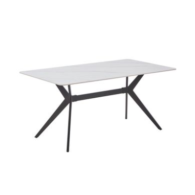 TABLE HERCULE CERAMIK BLANC - 160x80CM