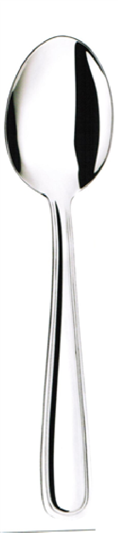 CUILLERE TABLE DOUBLE FILET ACIER  INOX 18/0  -  2 MM