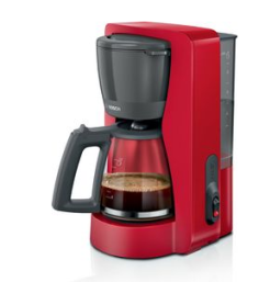 CAFETIERE ELECTRIQUE BOSCH **MYMOMENT** ROUGE TKA2M114 - 10/15 TASSES