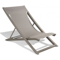 CHILIENNE TRANSAT SUNSET GRIS GROSFILLEX FRANCE