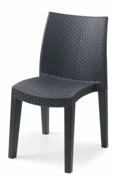 CHAISE LADY EMPILABLE ANTHRACITE