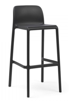 TABOURET DE BAR FARO ANTHRACITE - NARDI  Made in EU