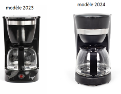 CAFETIERE ELECTRIQUE NOIRE ""D163N - D200N"" 10/12 TASSES -  750/800 W