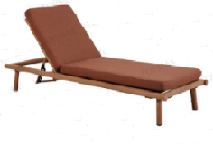 BAIN DE SOLEIL HAVANA ALUMINIUM BOIS TERRACOTA **DISPO AVRIL**