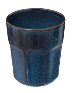MUG ROME GRES 30CL BLEU