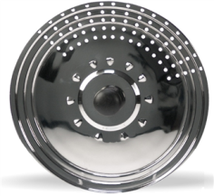 COUVERCLE ACIER INOX  21 CM