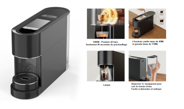 MACHINE A CAPSULES ESPRESSO 'BELLISSIMO'