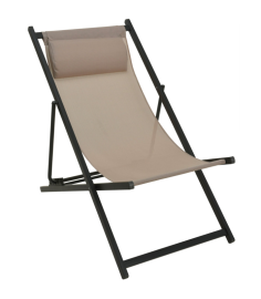 CHILIENNE TAUPE NOTCHI STRUCTURE NOIRE  PLIABLE