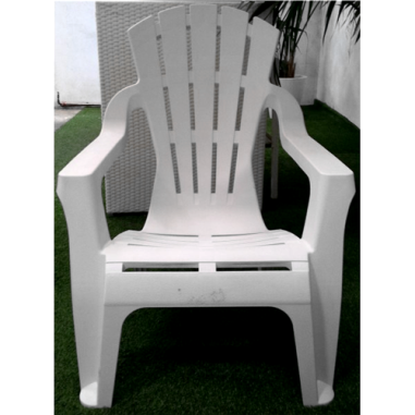 FAUTEUIL EMPILABLES VENICE BEACH WHITE / BLANC  Made in EU