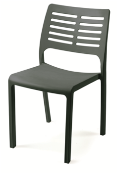 CHAISE MISTRAL ANTHRACITE CONTRACT  Made in EU