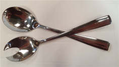 COUVERTS A SALADE ACIER INOX " IRIS"