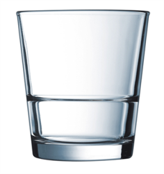 VERRE**STACK UP **  21CL - FB - ARCOROC FRANCE EMPILABLE TREMPE