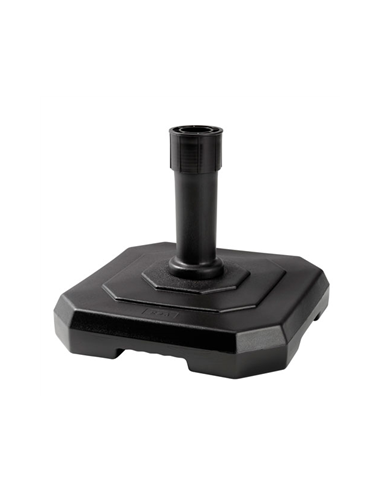 PIED DE PARASOL BETON + PLASTIQUE NOIR  25KG - TIGE DE 32 A 50 MM EDA FRANCE