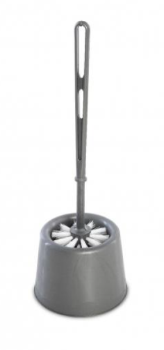 BALAYETTE  WC  + SUPPORT  GRIS