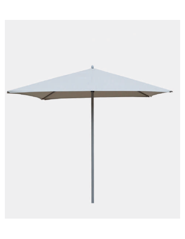PARASOL 875P30 2X2 M - FORTE QS -  BEIGE - MAT ALU GRIS 38MM - BALEINE Ø19 CONVA