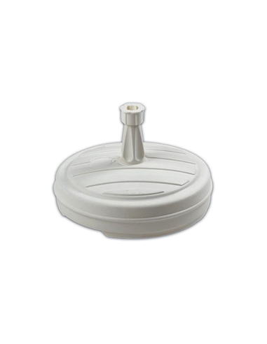 PIED DE PARASOL ROND PLASTIQUE BLANC 13L EDA FRANCE