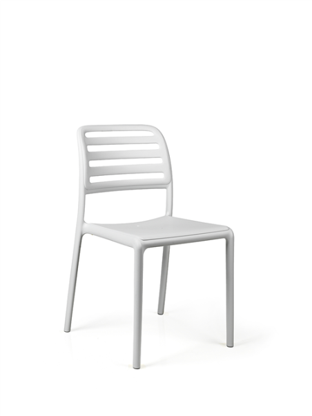 CHAISE EMPILABLE COSTA BISTROT NARDI - BLANCHE  Made in EU