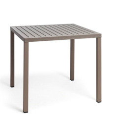 TABLE CUBE 80 /80 CM - TORTORA - NARDI  Made in EU