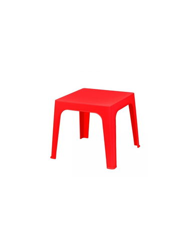 TABLE ENFANT JULIETA ROUGE MONOBLOC PP 49 CM Made in EU