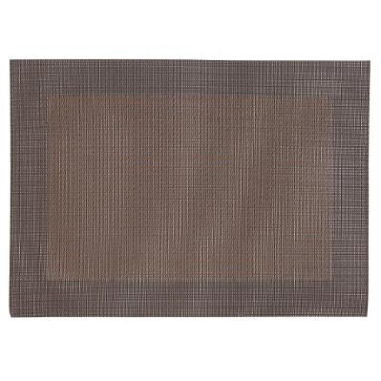 SET DE TABLE  TEXTALINE NOIR/ GREY /TAUPE/ LIN