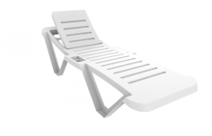 BAIN DE SOLEIL DOSSIER REGLABLE- NEW -MASTER BLANC Made in EU