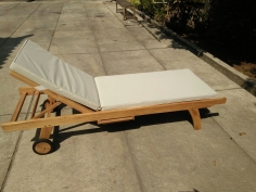 COUSSIN POUR BAIN DE SOLEIL TECK (PA0250J) GRIS